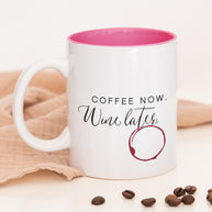 Coffee now, wine later - Tasse