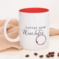 Coffee now, wine later - Tasse