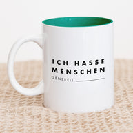 Ich hasse Menschen - Tasse