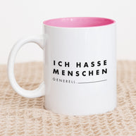 Ich hasse Menschen - Tasse
