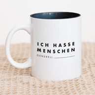 Ich hasse Menschen - Tasse