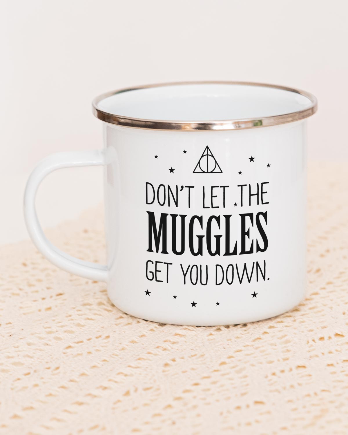 Don't let the Muggles - Emaille Tasse Visual Statements®