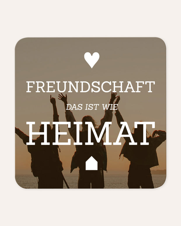 Freundschaft ist wie Heimat - Magnet Magnet VS2730_Magnet_Freundschaft-ist-wie-Heimat_Mockup Lieblingsmensch®