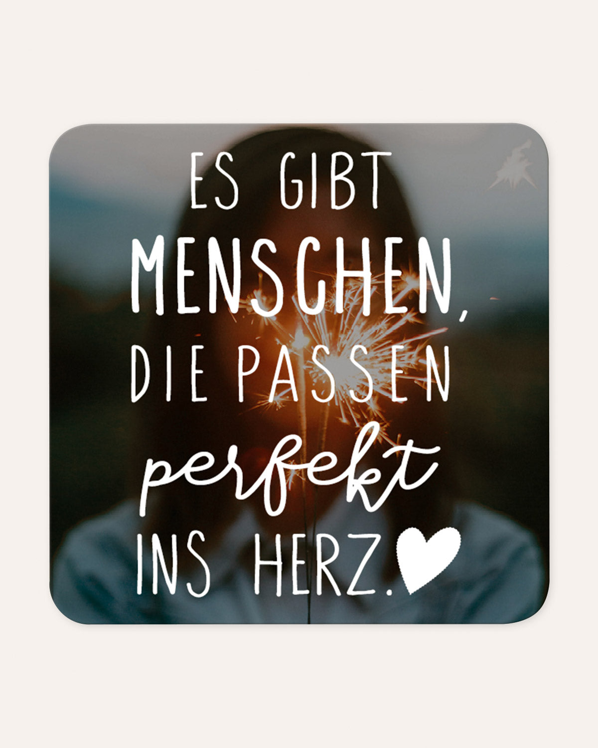 Perfekt ins Herz - Magnet Magnet Visual Statements®