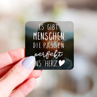 Perfekt ins Herz - Magnet