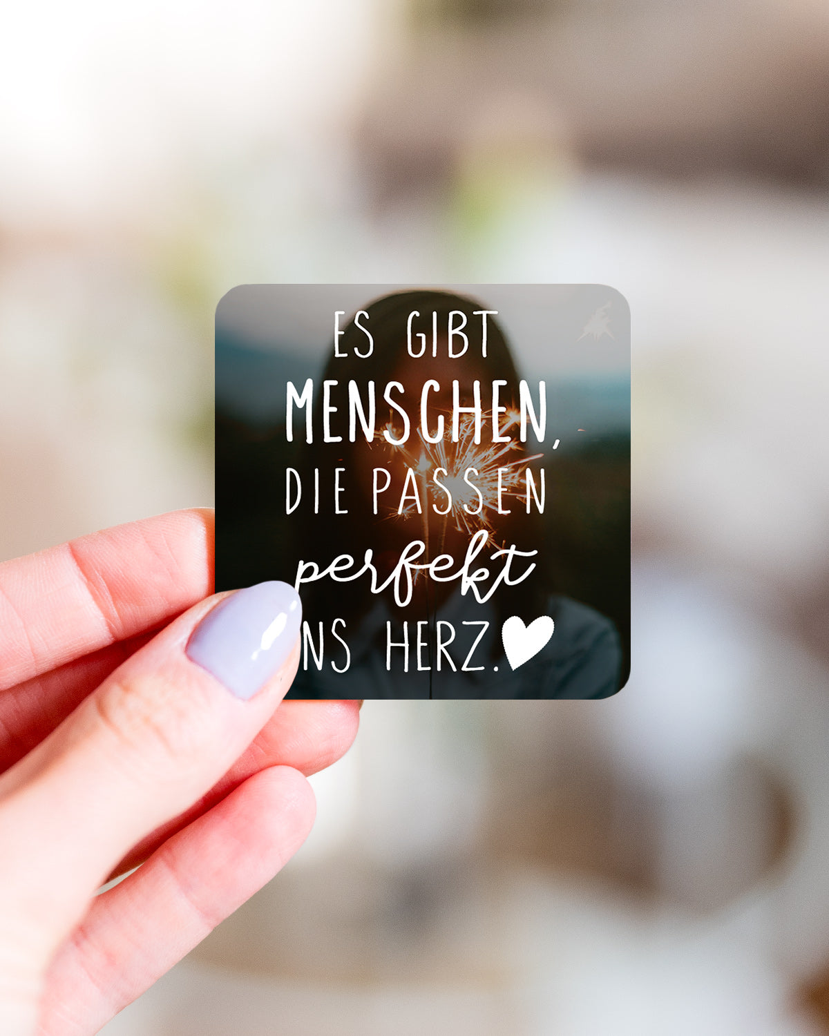 Perfekt ins Herz - Magnet Magnet Visual Statements®