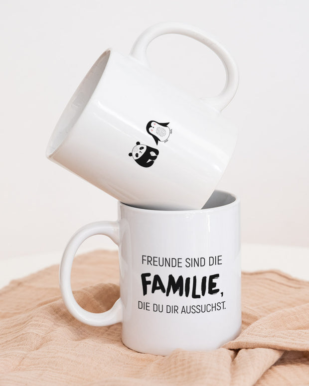 Freunde sind die Familie - Tasse
