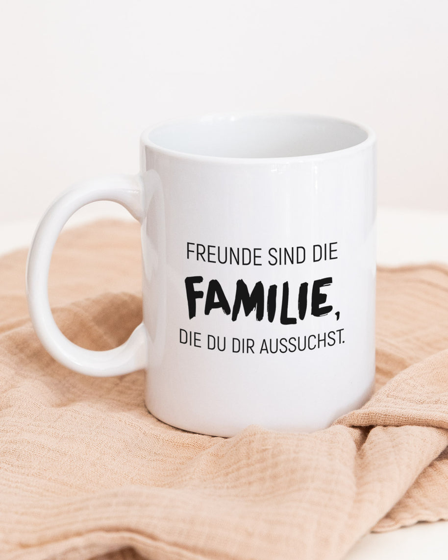 Freunde sind die Familie - Tasse