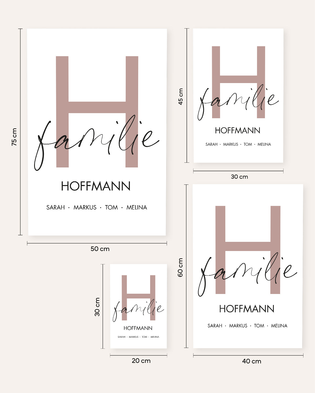 Familie - Poster Poster Visual Statements®