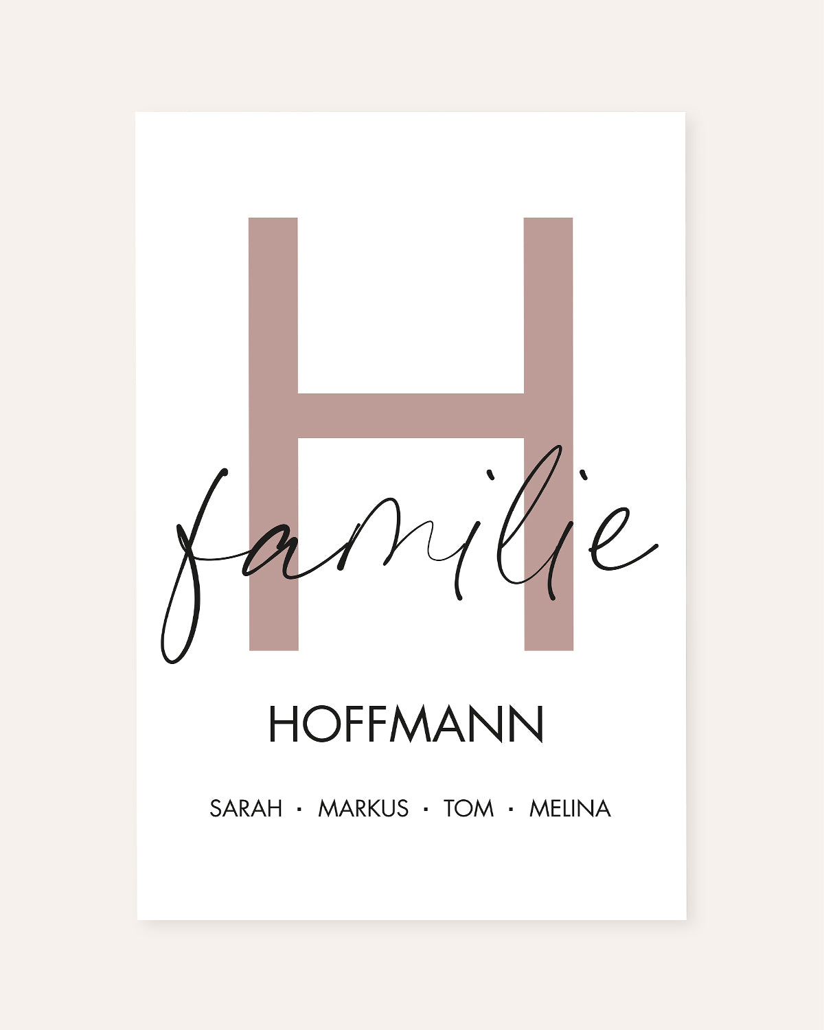 Familie - Poster Poster Visual Statements®