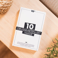 Familie - 10er Grußkarten-Set