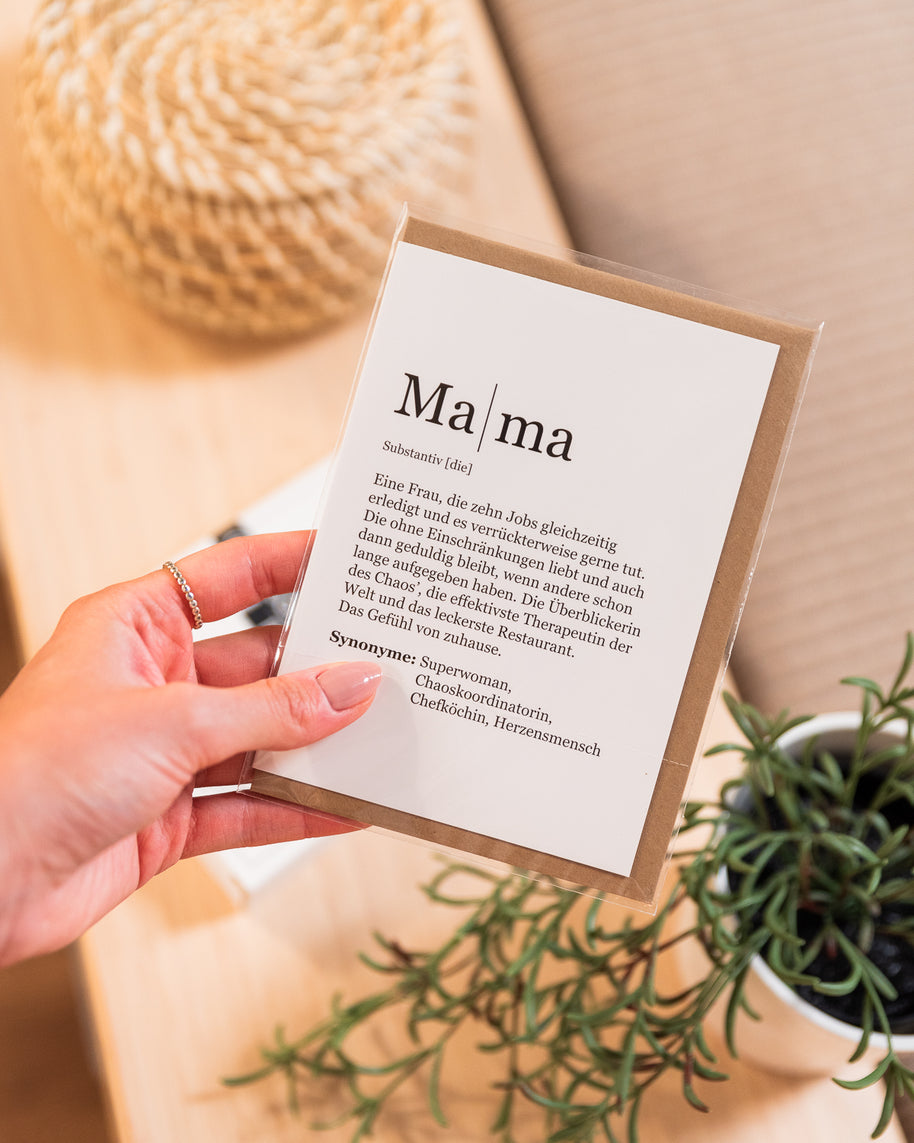 Familie - 10er Grußkarten-Set