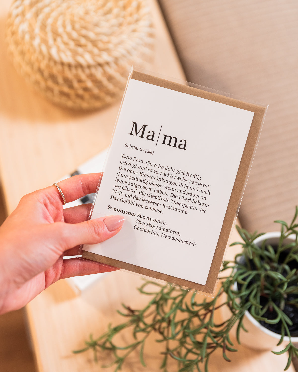 Definition Familie - 10er Grußkarten-Set Grußkarte Visual Statements®