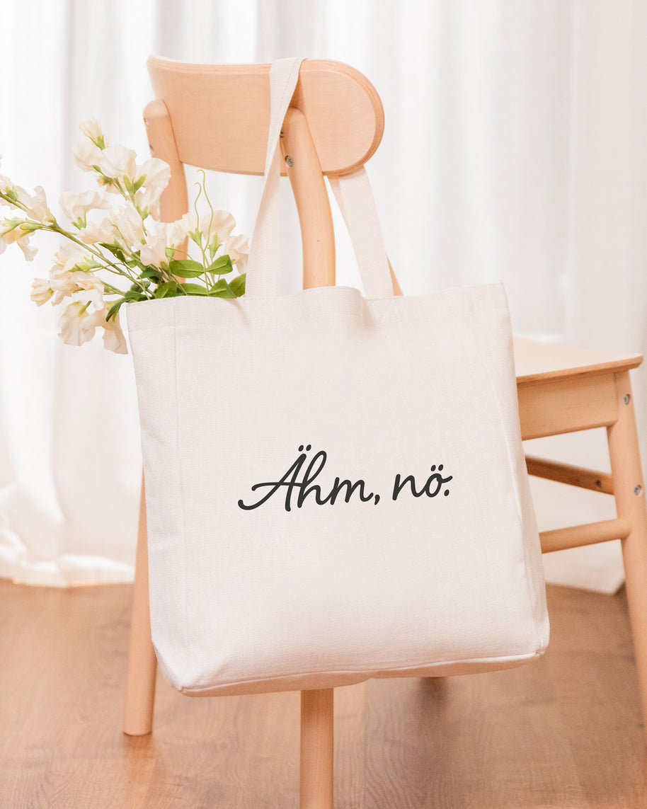 Ähm, nö - Stofftasche