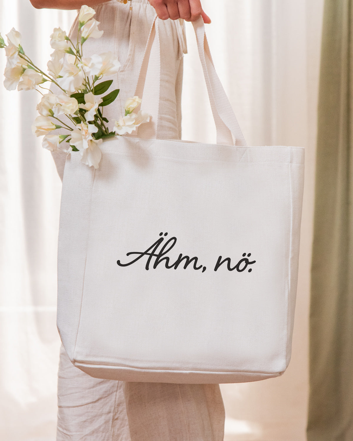 Ähm, nö - Stofftasche Stofftasche Visual Statements®