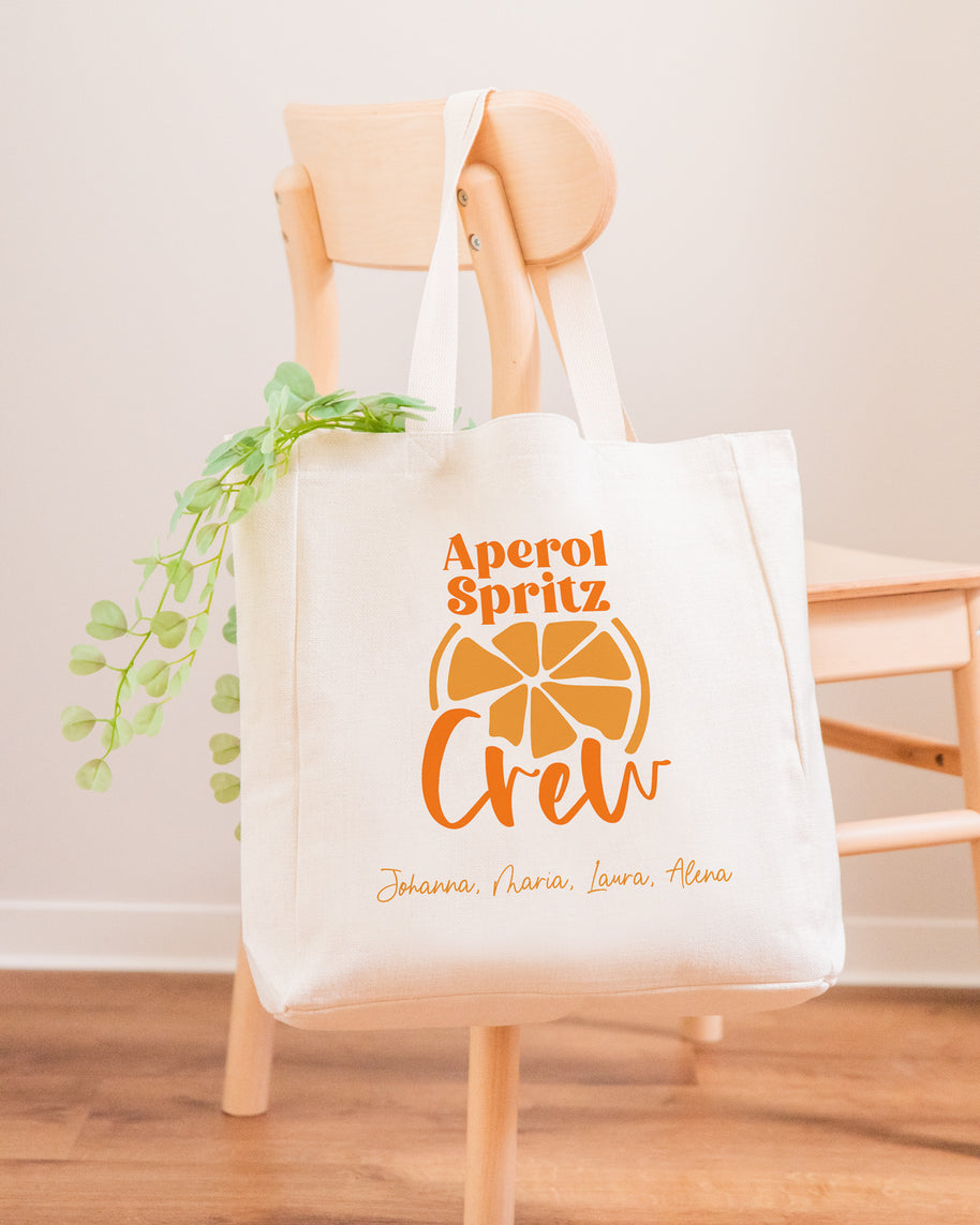 Motiv: Aperol Spritz Crew - VS" Stofftasche