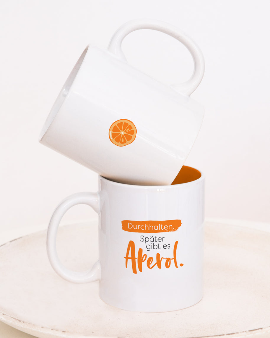 Motiv: Später gibt es Aperol - VS" Tasse