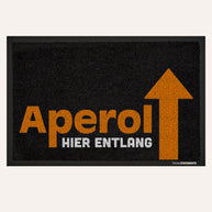 Aperol hier entlang - Fußmatte