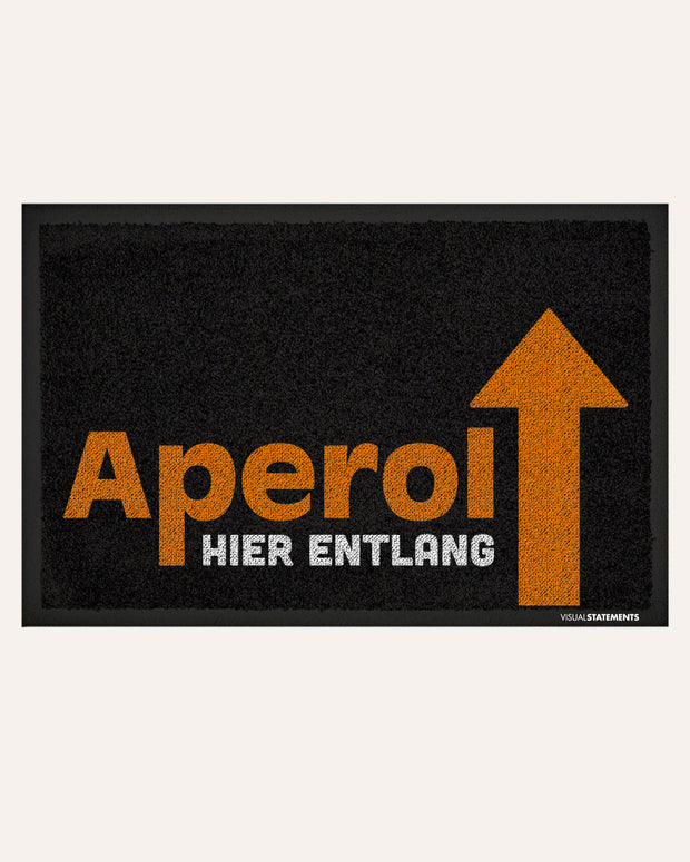 Aperol hier entlang - Fußmatte