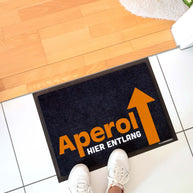 Aperol hier entlang - Fußmatte