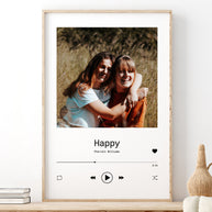 Poster Songtitel Personalisierbar Lied