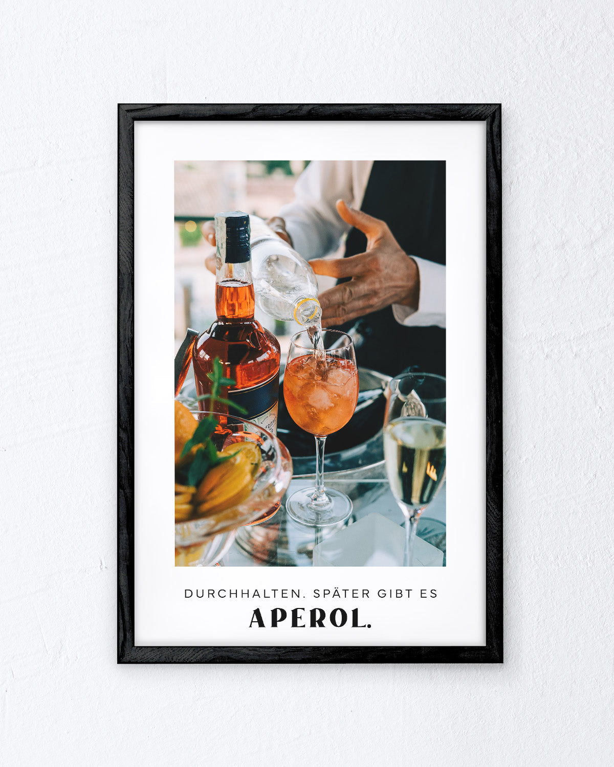 Später gibt es Aperol - Poster Poster Visual Statements®