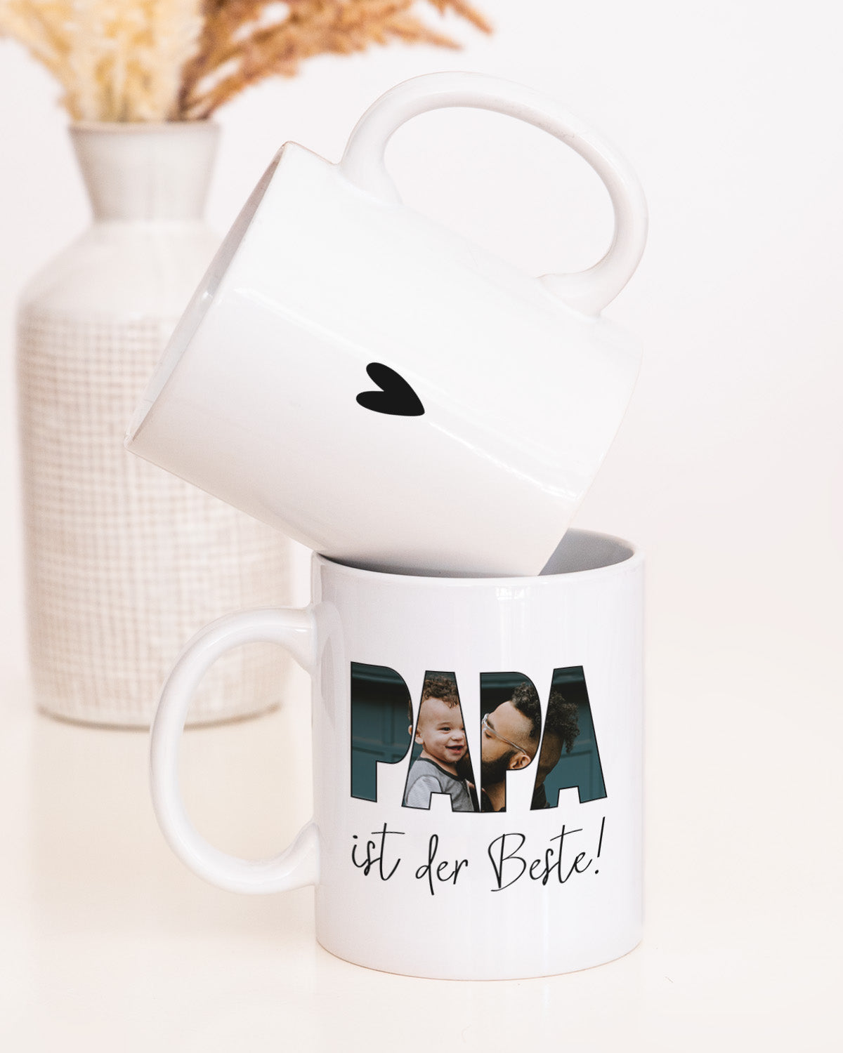 Papa ist der Beste - Foto-Tasse Tasse Visual Statements®