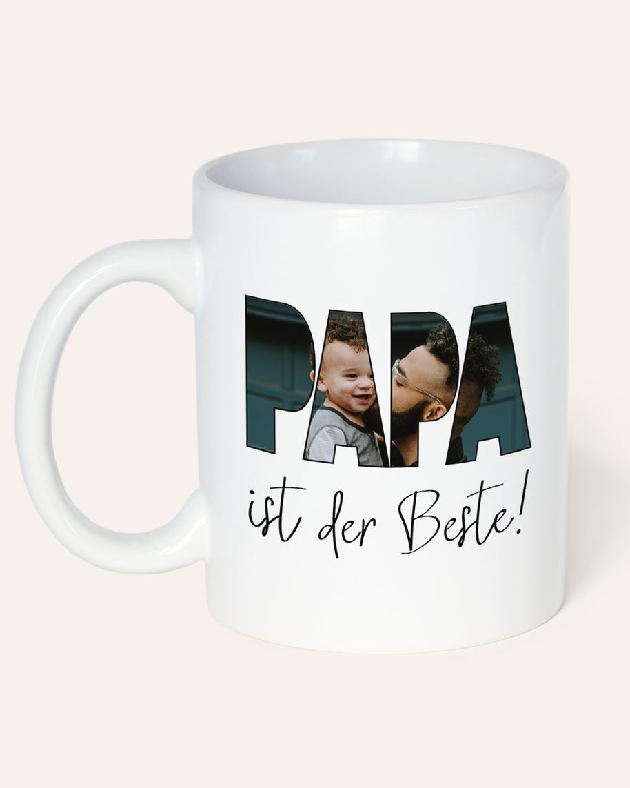 Motiv: Papa ist der Beste - VS" Foto-Tasse