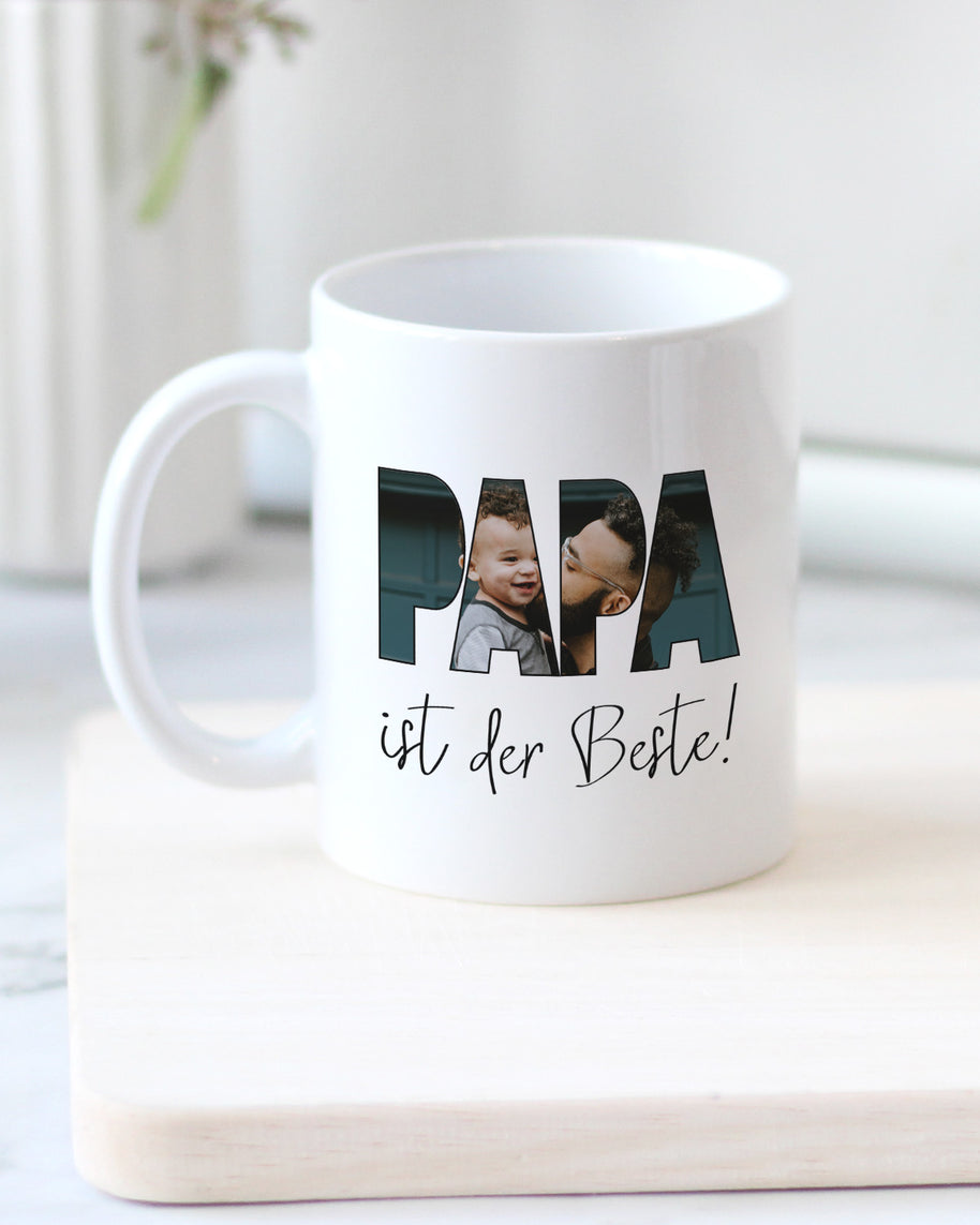 Motiv: Papa ist der Beste - VS" Foto-Tasse