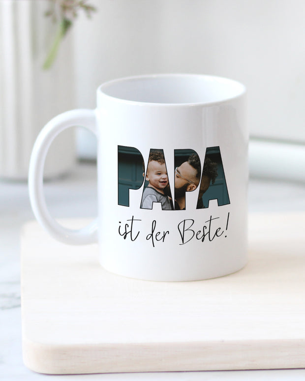 Motiv: Papa ist der Beste - VS" Foto-Tasse
