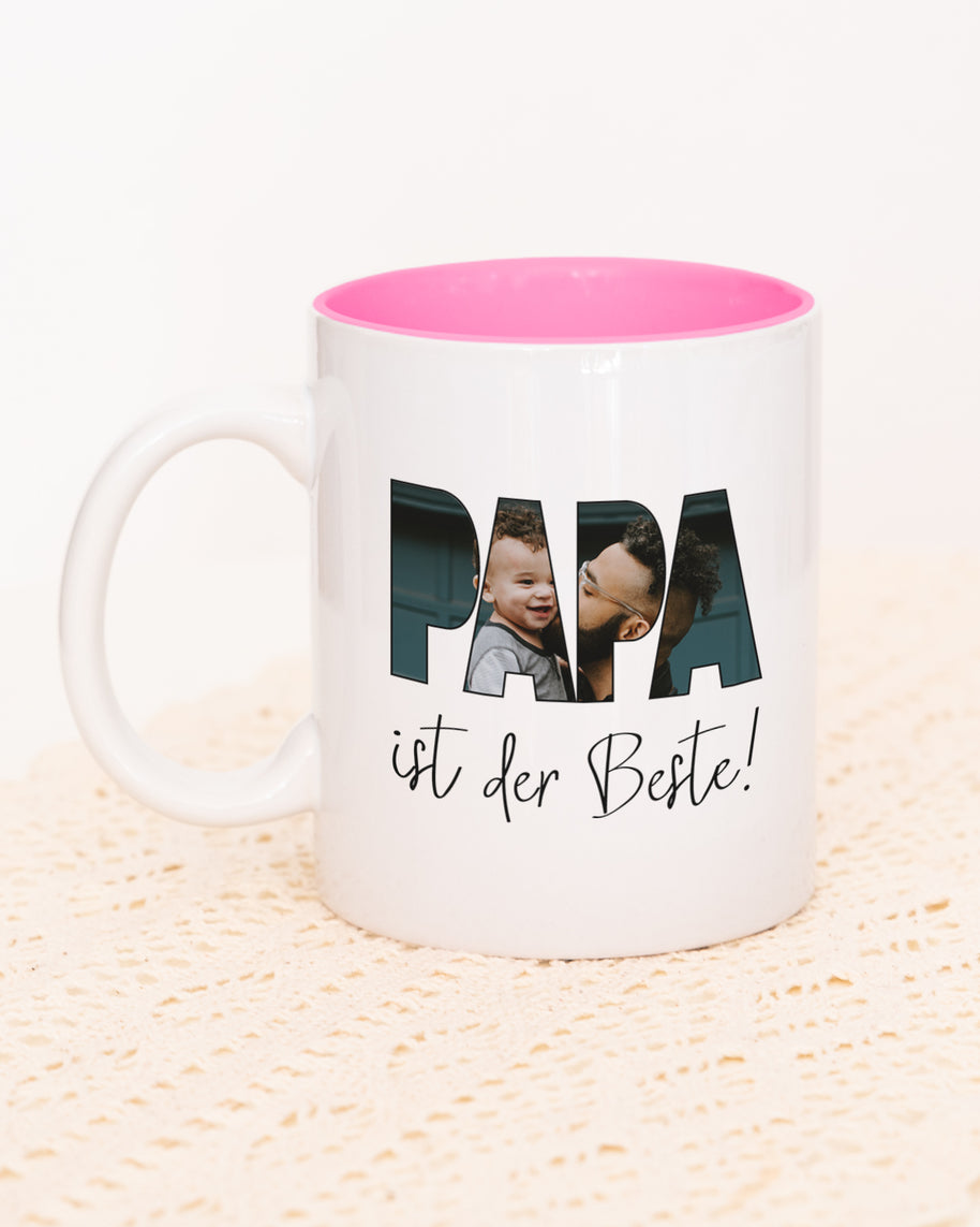 Motiv: Papa ist der Beste - VS" Foto-Tasse