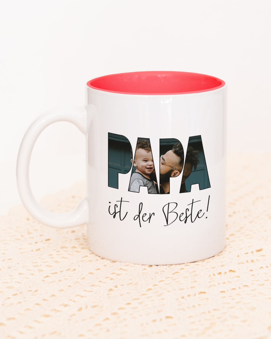 Motiv: Papa ist der Beste - VS" Foto-Tasse