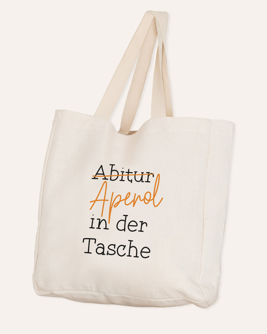 Abitur in der Tasche - Stofftasche