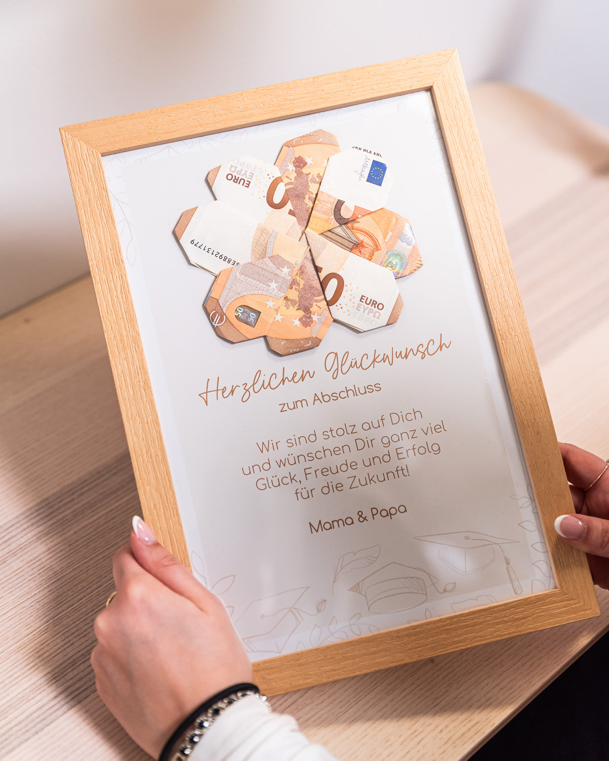 Zum Abschluss - Geldgeschenk Poster Visual Statements®