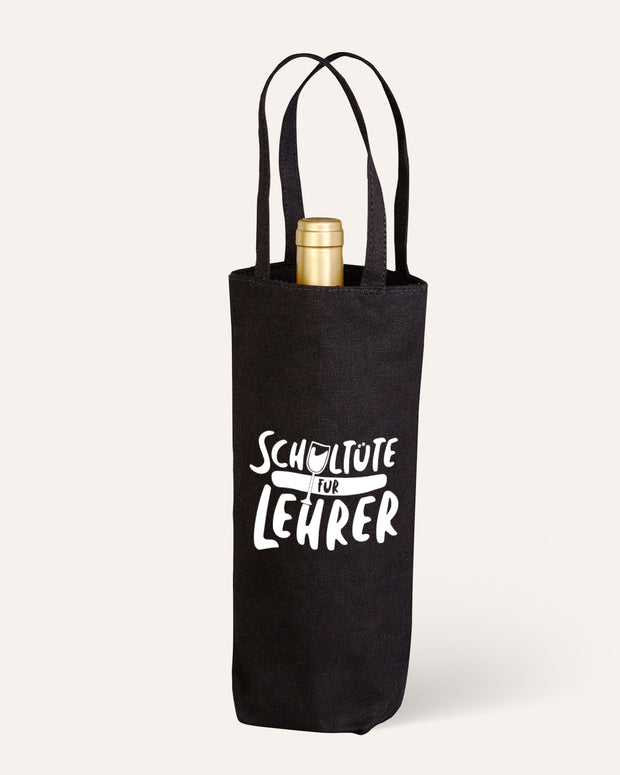 Schultüte für Lehrer - Flaschenbeutel