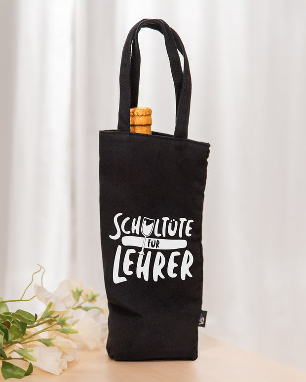 Schultüte für Lehrer - Flaschenbeutel
