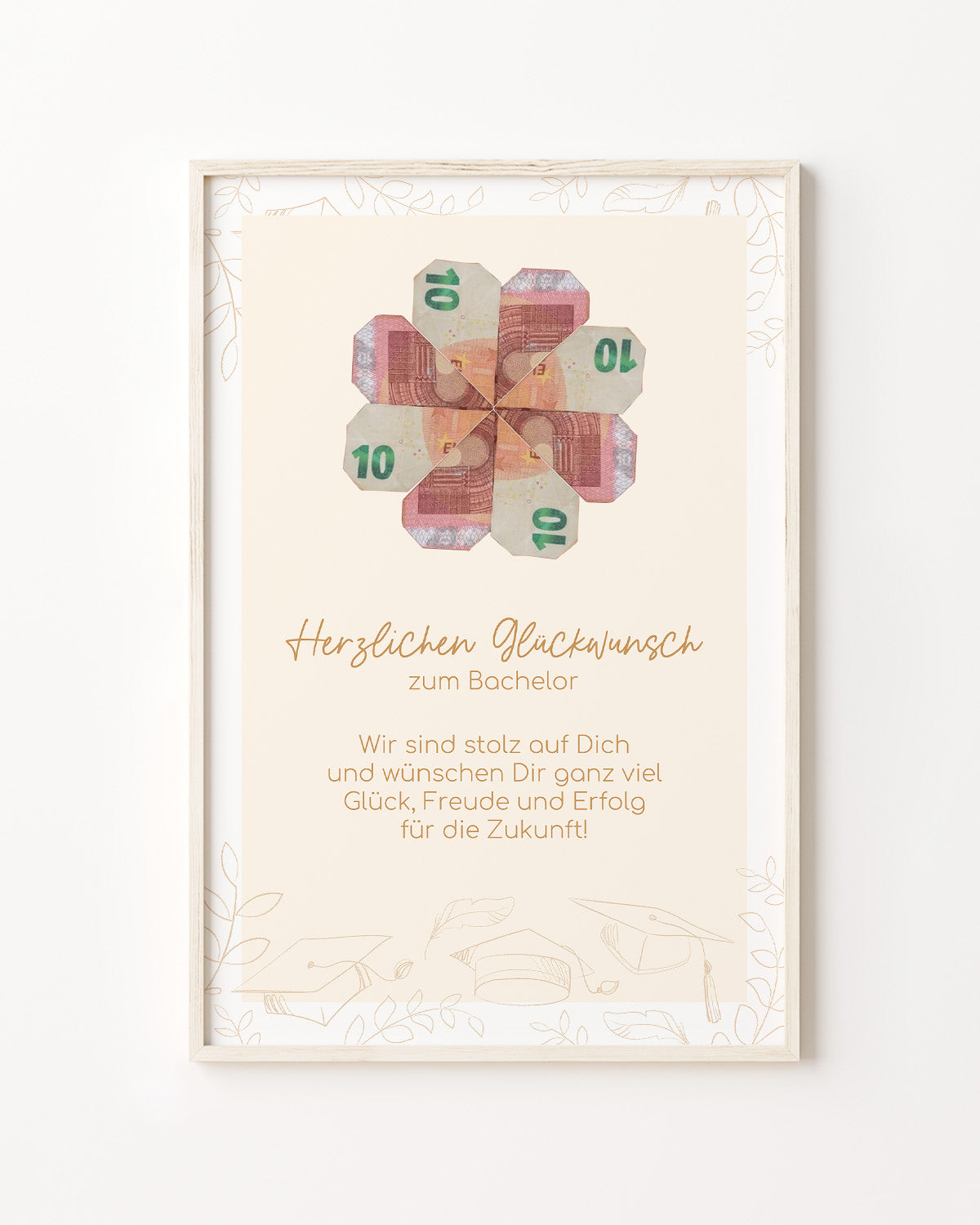 Zum Abschluss - Geldgeschenk Bachelor Poster Visual Statements®