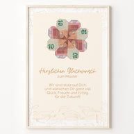 Zum Abschluss - Geldgeschenk Master Poster Visual Statements®