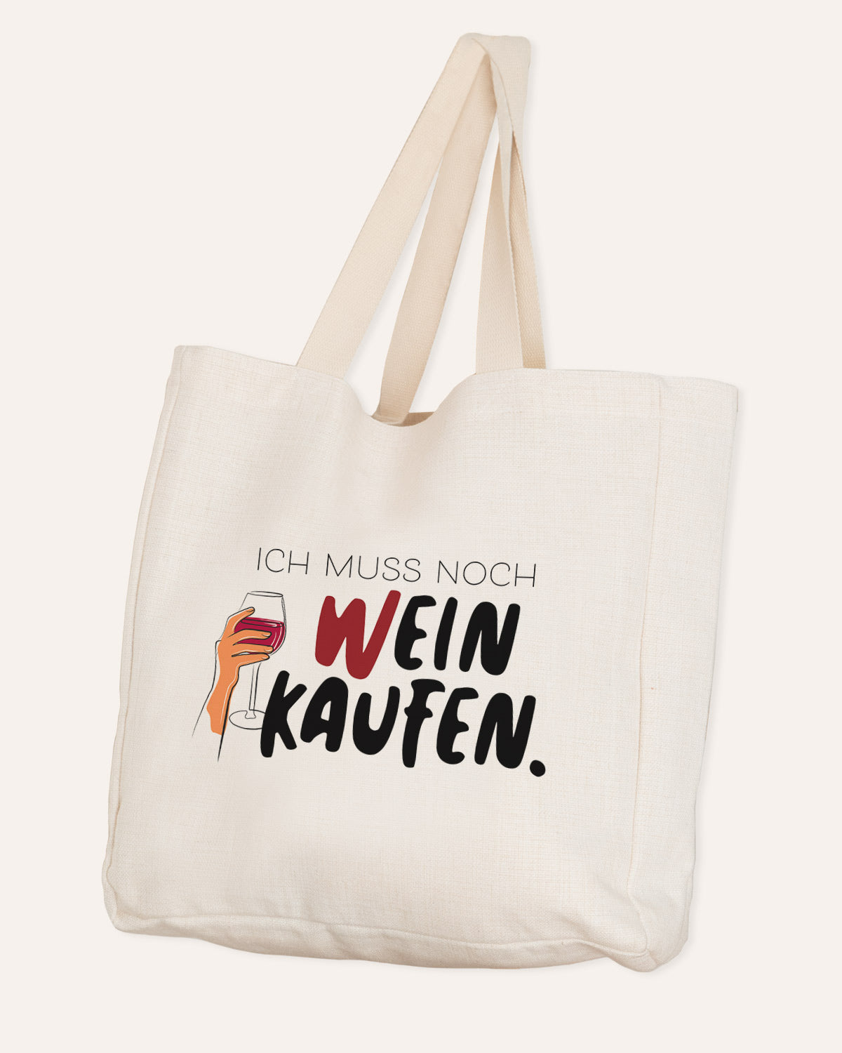 Weinkaufen - Stofftasche Stofftasche Visual Statements®