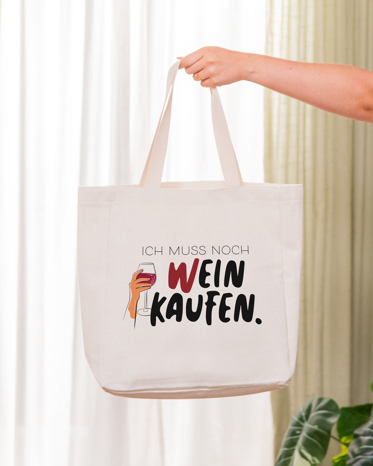 Weinkaufen - Stofftasche Stofftasche Visual Statements®