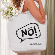 Nö. Einfach nö. - Stofftasche