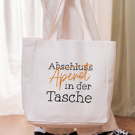 Abschluss in der Tasche - Stofftasche