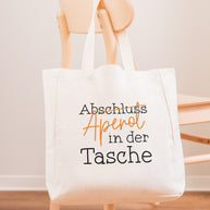 Abschluss in der Tasche - Stofftasche