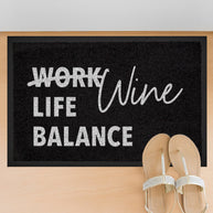 Wine Life Balance - Fußmatte