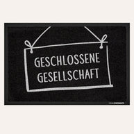 Geschlossene Gesellschaft - Fußmatte