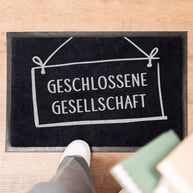 Geschlossene Gesellschaft - Fußmatte
