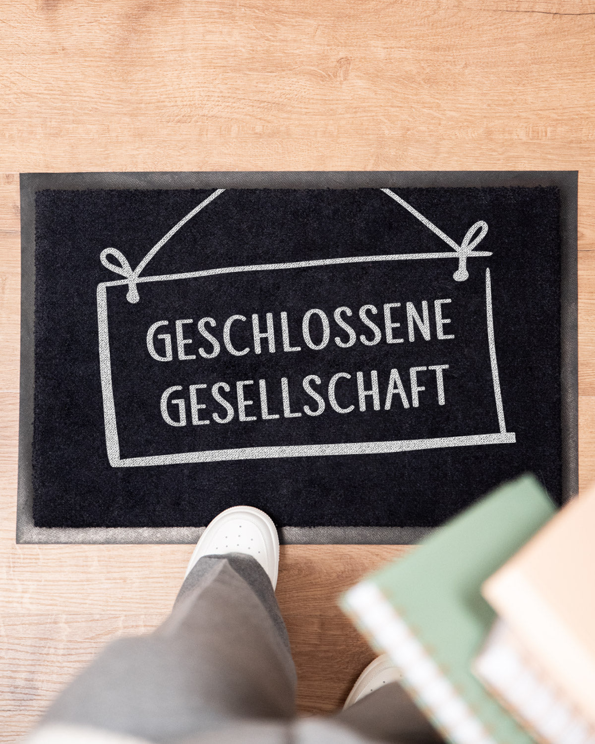 Geschlossene Gesellschaft - Fußmatte Fußmatte Visual Statements®
