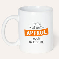 Kaffee vor Aperol - Tasse