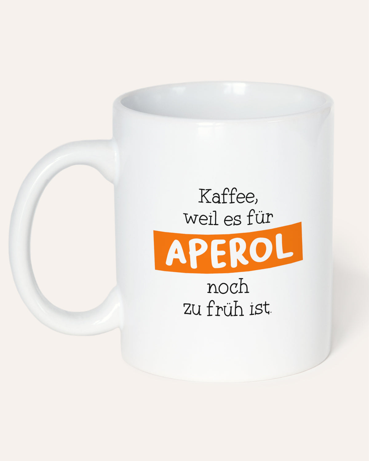Kaffee vor Aperol - Tasse Tasse Visual Statements®