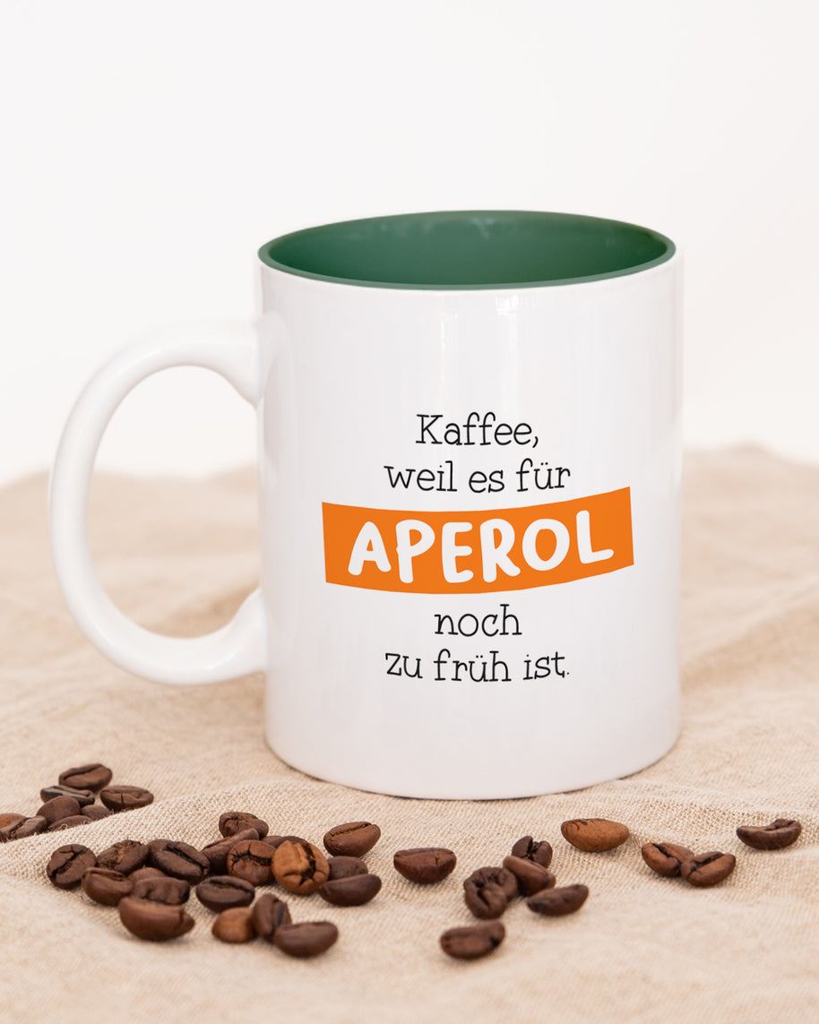 Kaffee vor Aperol - Tasse